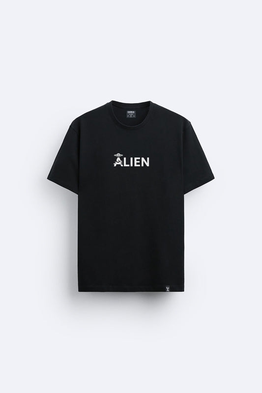 Alien baskılı regular tişört
