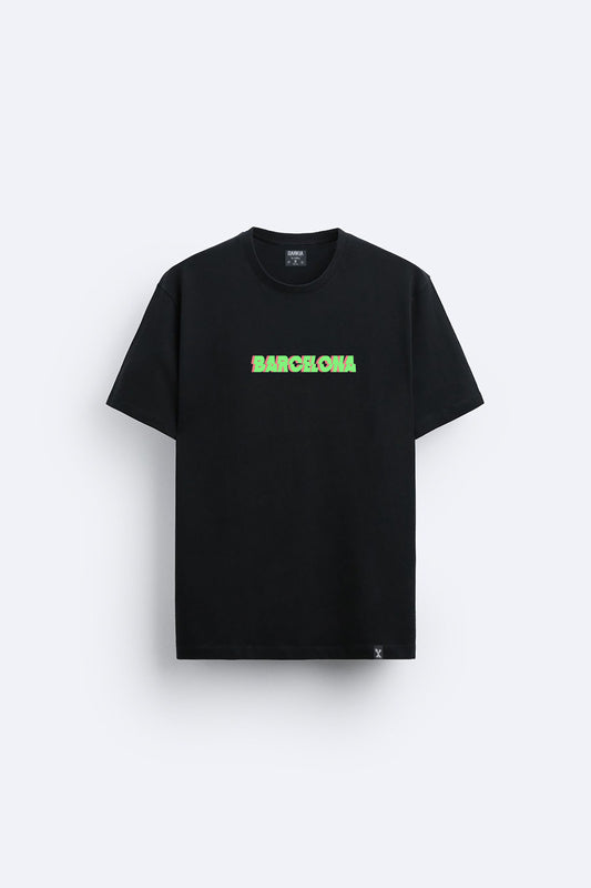 Barcelona baskılı regular tişört