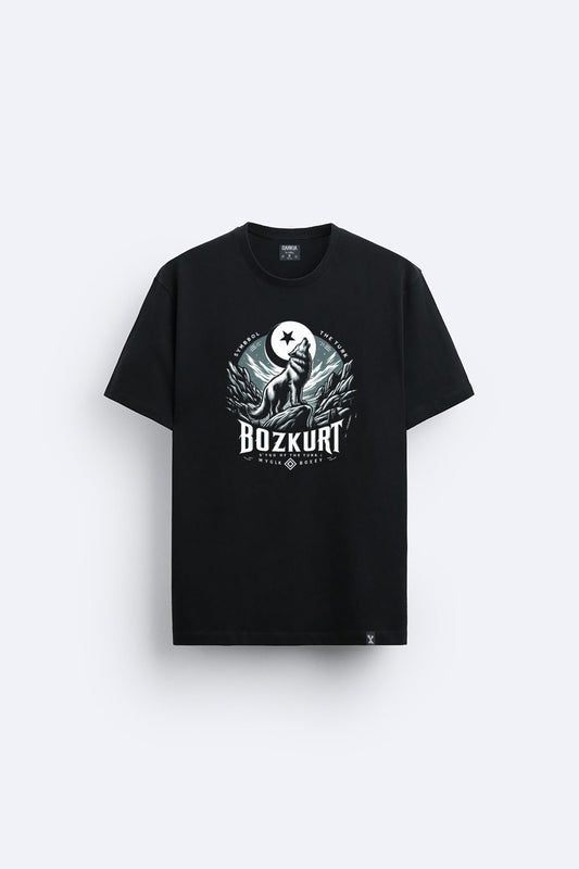 Bozkurt baskılı regular tişört