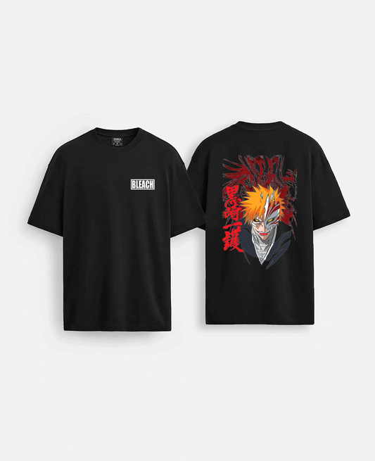 anime baskılı oversize tişört