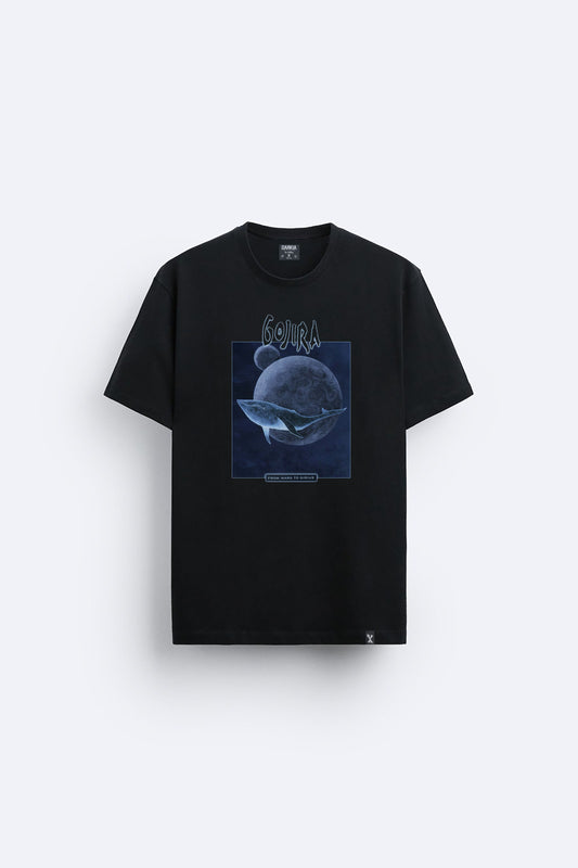 Gojira baskılı regular tişört