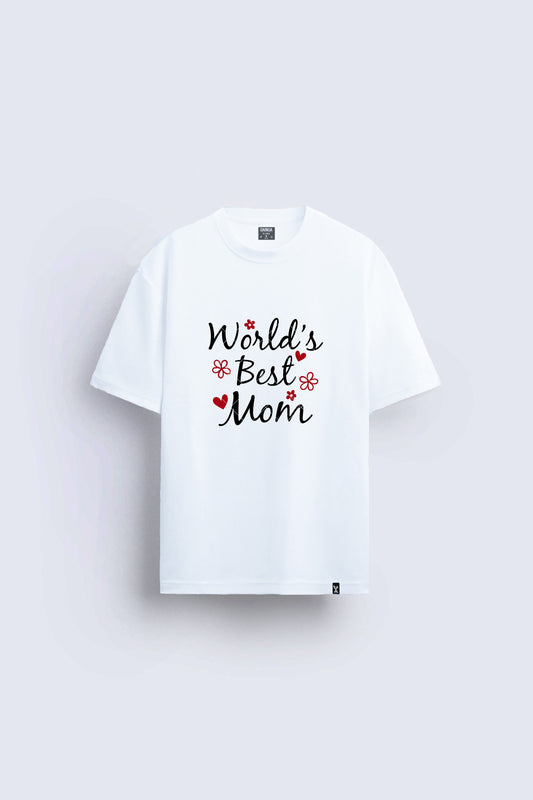 Anneler Günü Hediye Tişörtü – MOTHER MAMA MOM  Baskılı Oversize Tişört