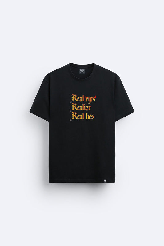 Minimal baskılı regular tişört
