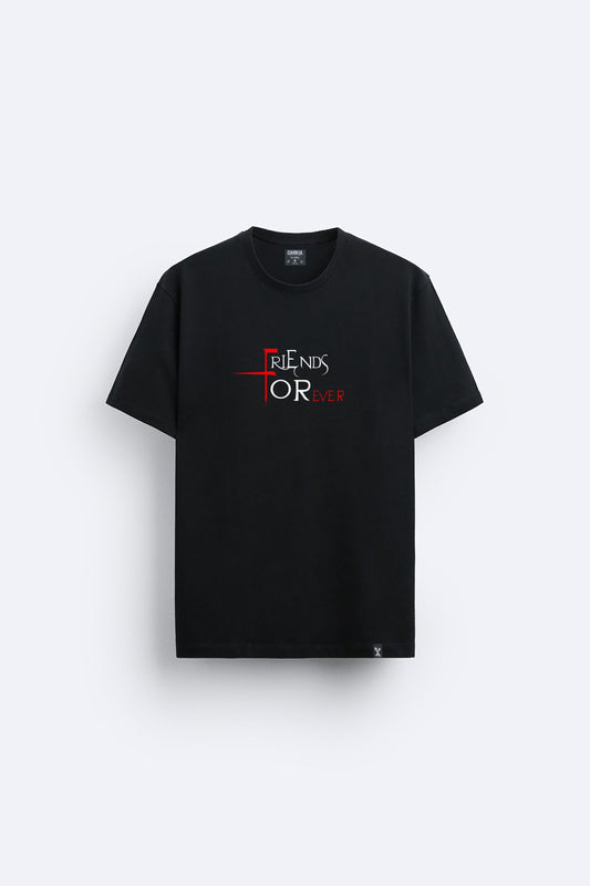 Minimal baskılı regular tişört