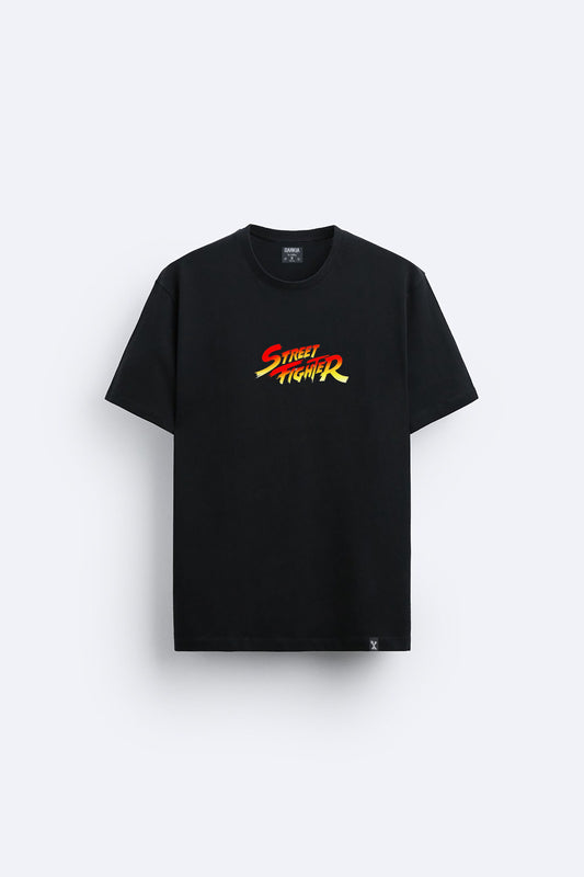 Minimal baskılı regular tişört