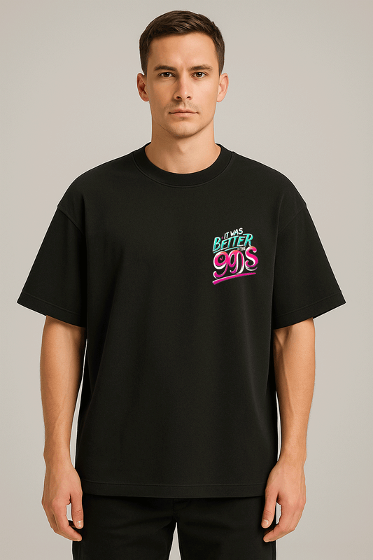 vintage baskılı oversize tişört