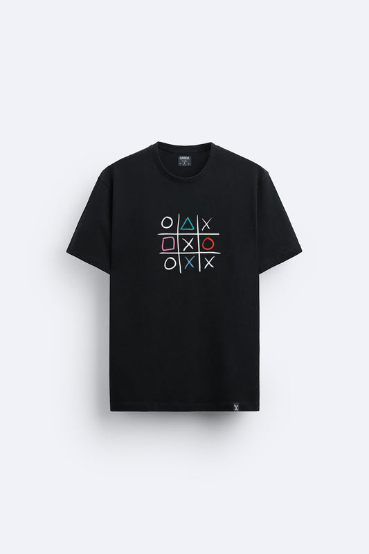 Minimal baskılı regular tişört